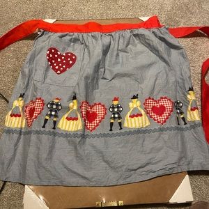 Vintage half apron